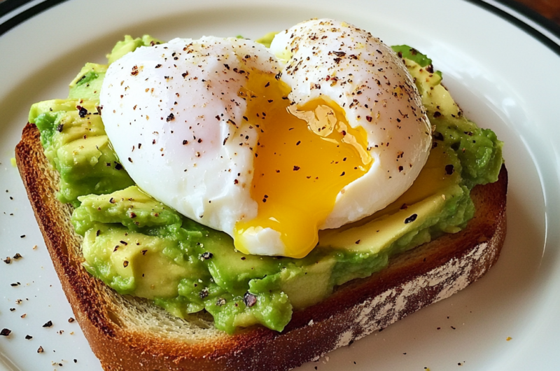 Avocado Toast with a Poached Egg