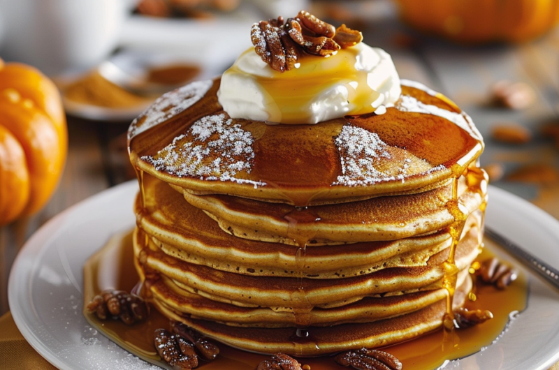 Pumpkin Spice Pancakes