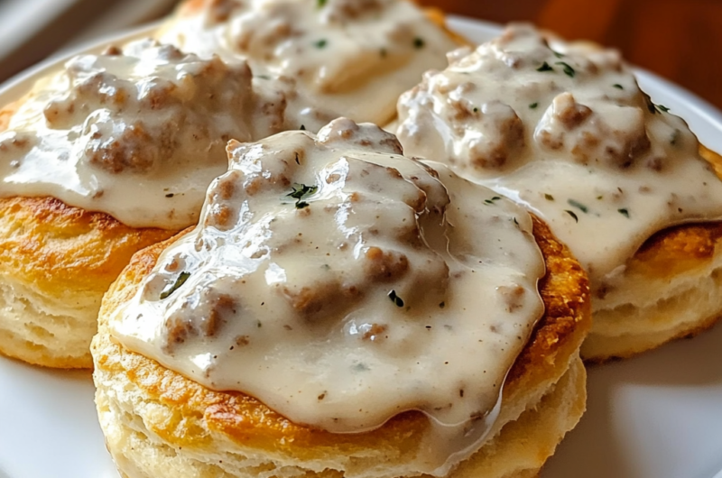 Southern-Style Biscuits & Sausage Gravy