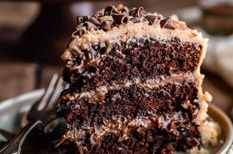 Traditional German Chocolate Cake