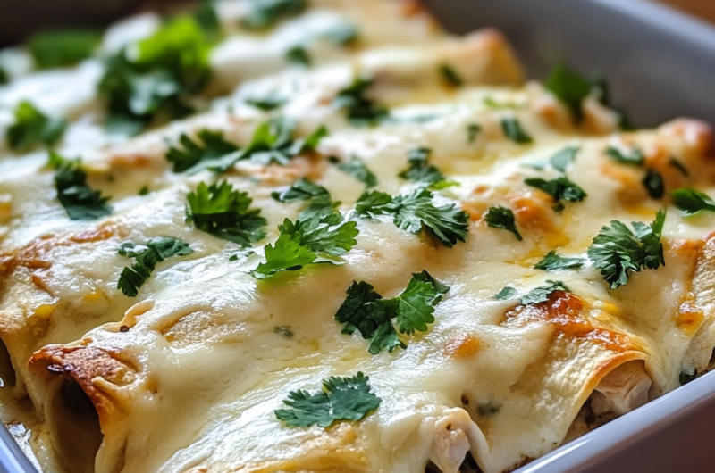 White Chicken Enchiladas